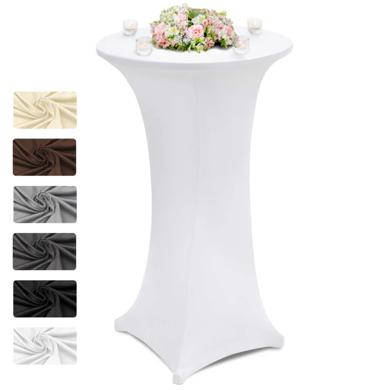 Stehtischhusse mit 200g/m² Ø 70-80 cm, Höhe 110-120 cm