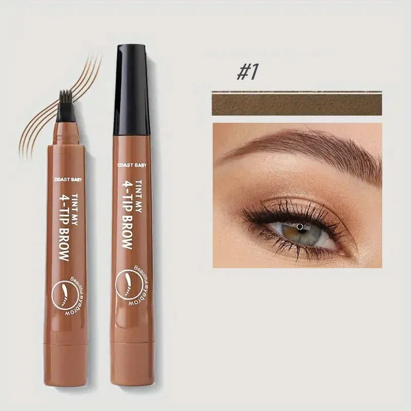 Microblading Brow Pen Precision 4-Tip Applicator - Product showcase