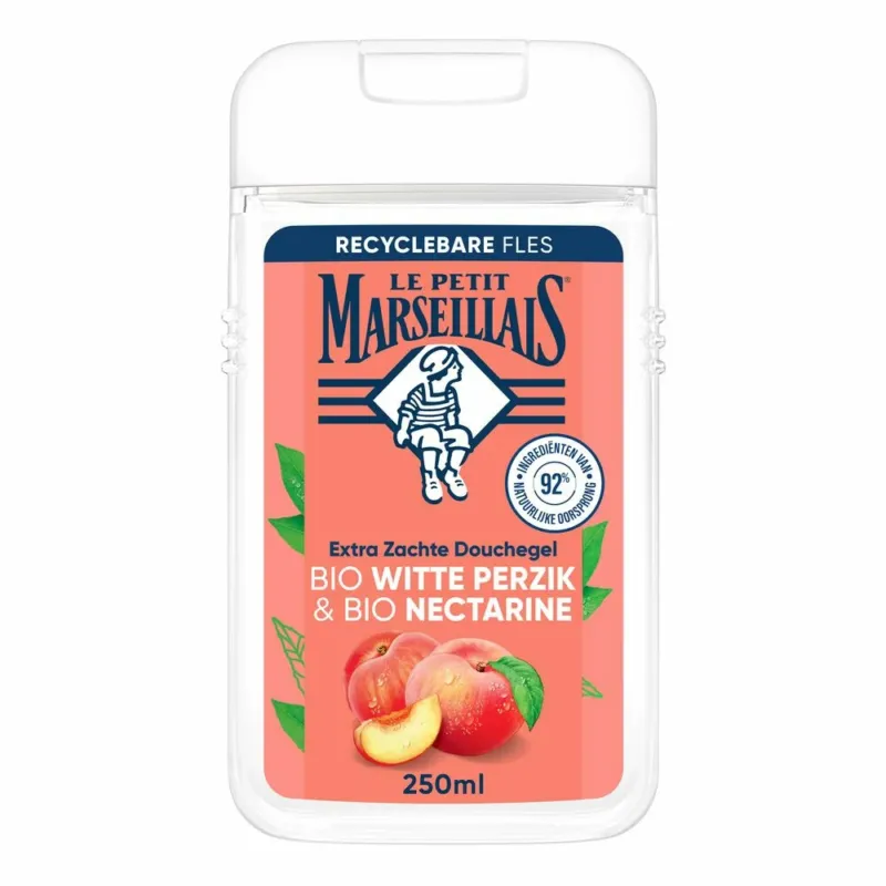 Le Petit Marseillais douchegel - Bio Witte Perzik & Bio Nectarine - 250 ml