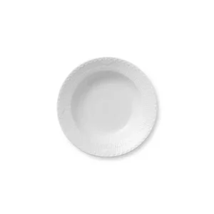 Royal Copenhagen Hvid Halvblonde, tiefer Teller 21 cm
