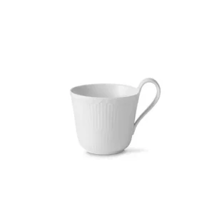 Royal Copenhagen Weiß Halvblonde, Hochhenkelbecher 33 cl