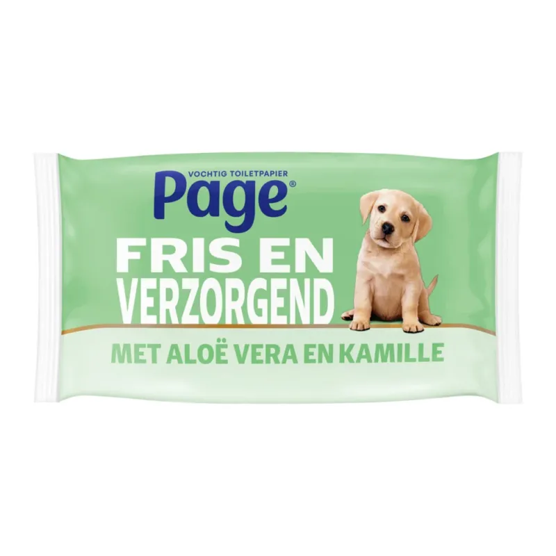 Page Vochtig toiletpapier - 38 stuks - Aloë Vera