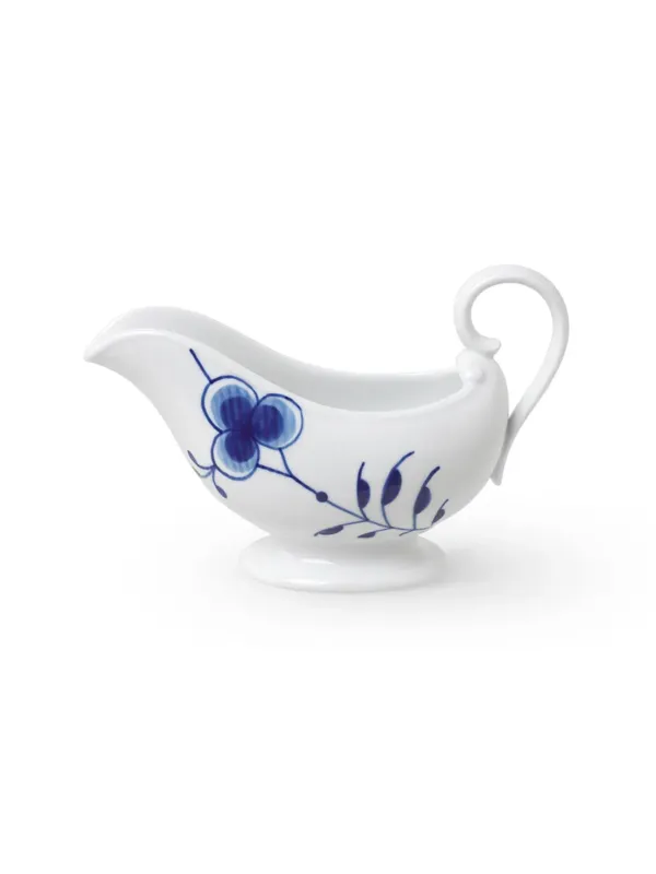 Royal Copenhagen Blau Mega Riflet, Soßenkrug 37 cl – Bild 4