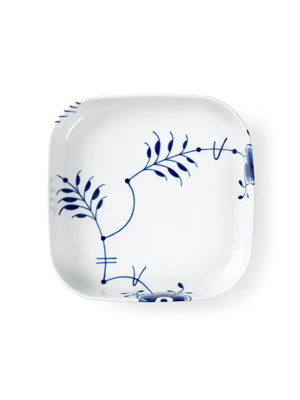 Royal Copenhagen Blau Mega Riflet, quadratische ofenfeste Fad 25 x 25cm – Bild 4