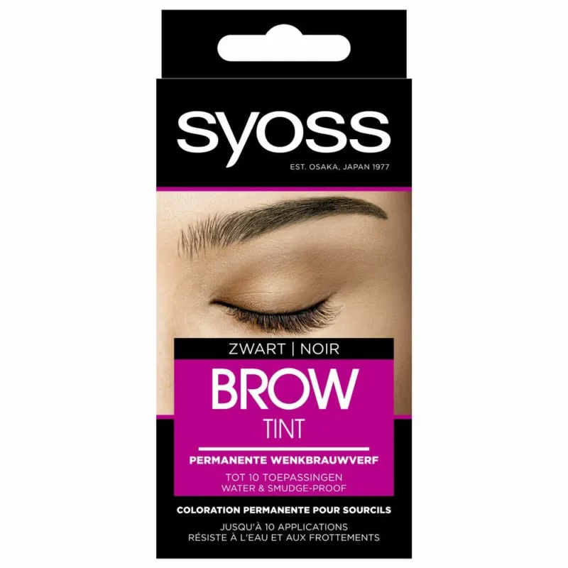 Syoss - Brow Tint - Wenkbrauwverf - Zwart