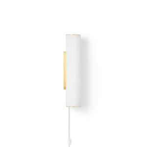 Vuelta Wandleuchte II 40, weiß/Messing von Ferm Living