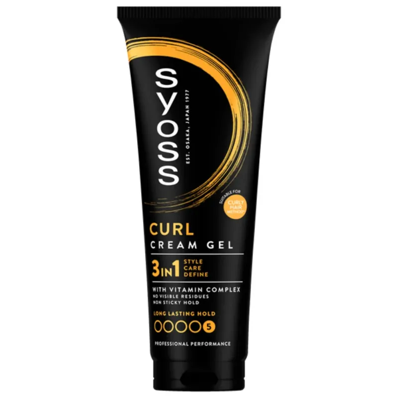 Syoss Curl 3in1 Cream Gel Hold 5 - 250ML
