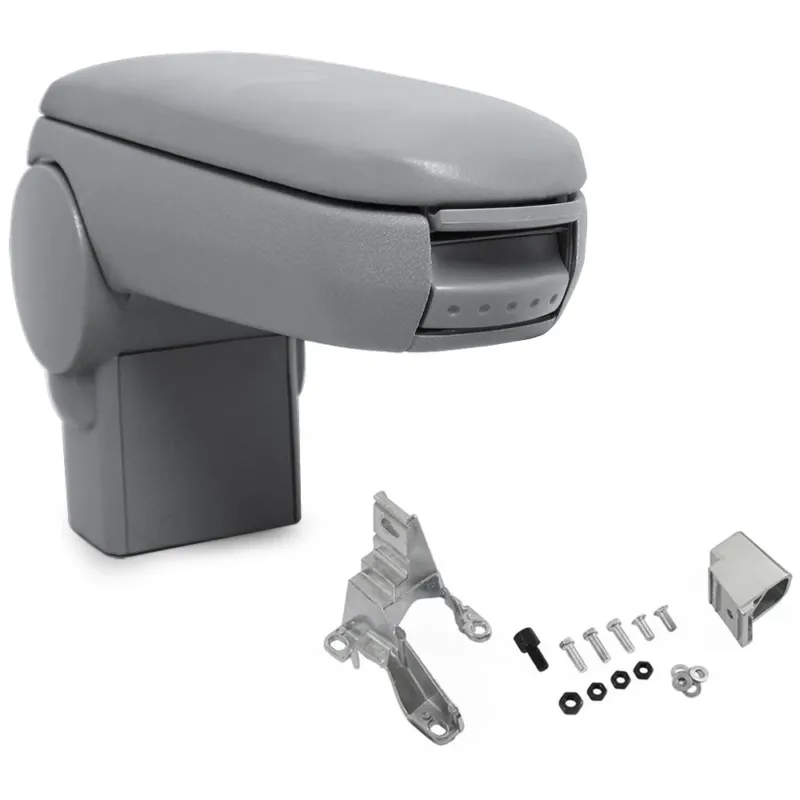 Mittelarmlehne Skoda Octavia mit Staufach Kunstleder Grau pro.tec - premiumXL
