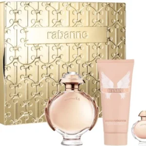 Paco Rabanne Olympea Giftset 80ml Eau de Parfum + 100ml Body Lotion + 6ml EDP - Beschadigde Verpakking