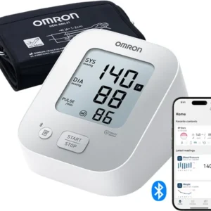 OMRON X2+ Connect, klinisch gevalideerde bloeddrukmeter, met Bluetooth voor OMRON connect App, met universeel manchet (22-42cm)