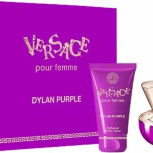 Versace Dylan Purple pour Femme Giftset - 30 ml eau de parfum spray + 50 ml bodylotion - cadeauset voor dames
