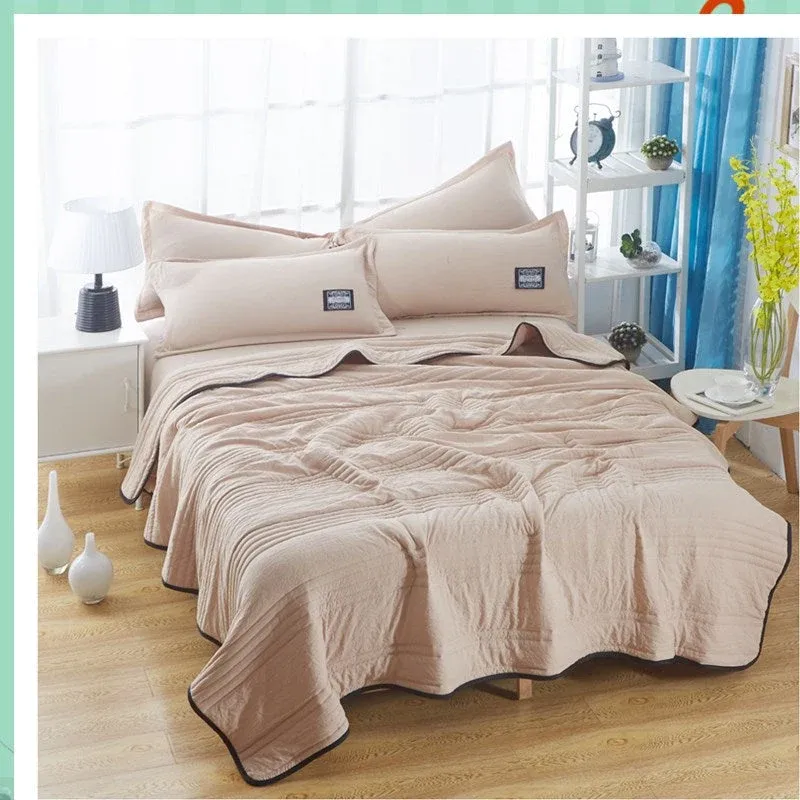 Cooling Silk Blanket Temperature Regulating Bedding - Product showcase