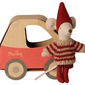 Maileg - Weihnachtsmaus, kleine Schwester in Schachtel