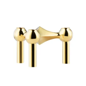 Nagel Kerzenständer, Messing von STOFF Nagel