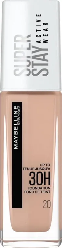 Maybelline SuperStay 30H Active Wear Foundation - 20 Cameo - Foundation - 30ml - Beschadigde Verpakking