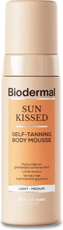 Biodermal Sunkissed Self-Tanning Body Mousse - Zelfbruiner - 150 ml