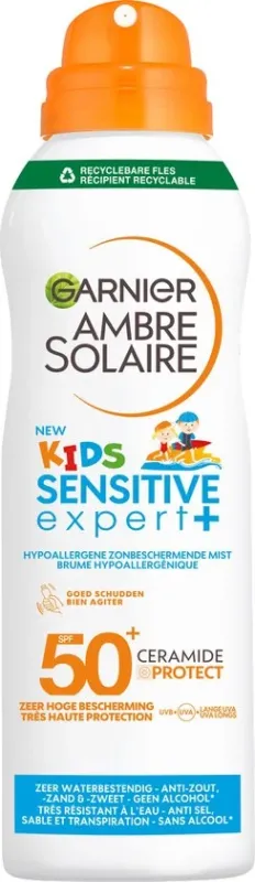 Garnier Ambre Solaire Kids zonnebrand Anti-Zand Spray SPF 50+ 150 ml
