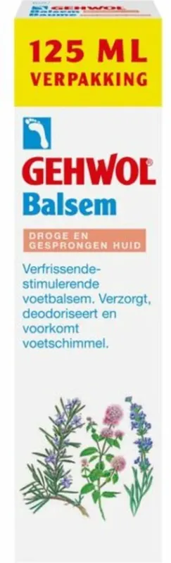 Gehwol Voetbalsem voor de droge en gesprongen huid - 125ml - Verpakking beschadigd