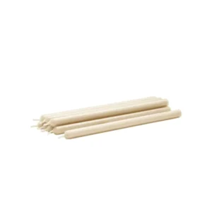Kerzen in Creme für Nagel Kerzenständer