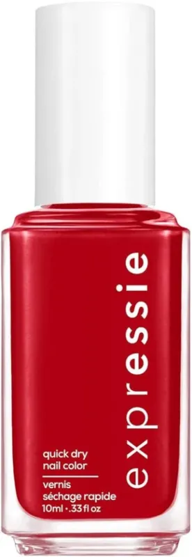 essie - expressie - 190 seize the minute - rood - sneldrogende nagellak - 10ml