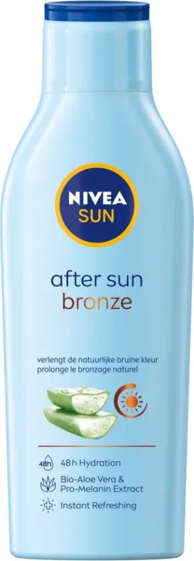 NIVEA SUN Aftersun Bronze Hydraterende Lotion - Met Aloë Vera en Pro-melanine Extract - 200 ml