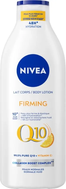 NIVEA Q10 plus Verstevigende Bodylotion - Lotion met Vitamine C - Bodycrème - 48 uur Hydratatie - Voor Normale Huid - 400 ml
