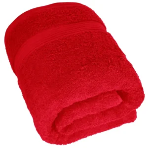 Badetuch 100x150 cm Rot - Scharlach