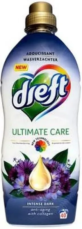 Dreft Wasverzachter Intense Dark - 40 Wasbeurten - 1 Liter