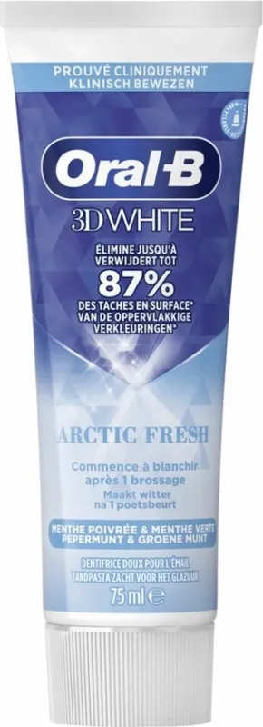 Oral-B Tandpasta 3D White Arctic Fresh 75 ml