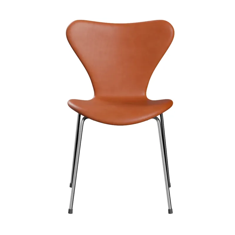 Fritz Hansen - 3107 Stuhl, voll gepolstert in Grace Leder