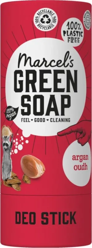 Marcel's Green Soap Deodorant Stick Argan & Oudh 40 gr
