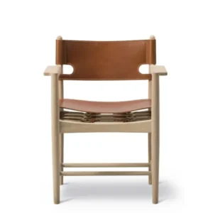 Spanish Dining Chair mit Armlehnen von Børge Mogensen