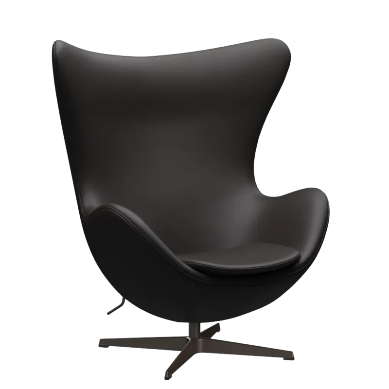 3316 Egg™ Sessel, Gestell in Brown Bronze von Arne Jacobsen