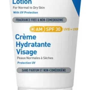 CeraVe Hydraterende Gezichtscrème SPF30 - voor Normale tot Droge Huid - met 3 Essentiële Ceramiden - 52ml - Verpakking beschadigd