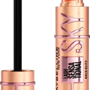 Maybelline New York Lash Sensational Sky High Mascara - RoseGold Glitz - Glitter Topcoat - 7,2 ml