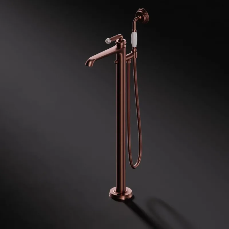 Brushed Copper / Calacatta Viola