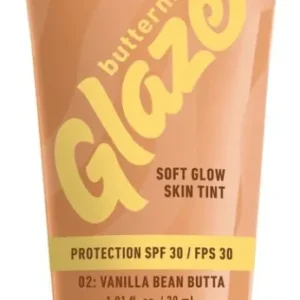 NYX Professional Make Up Buttermelt Glaze Vanilla Bean Butta Foundation - Tot 12 uur draagtijd - SPF 30 bescherming - 2 - 30ml