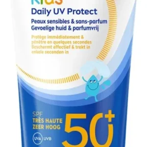 NIVEA Sun Kids Daily UV Protect Zonnebrand SPF50+ - Zonnebrandcrème - Parfumvrij & niet Plakkerig - met Vitamine C&E - 100ml