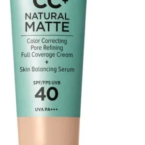 It Cosmetics Your Skin But Better CC+ Natural Matte SPF40 Foundation - Matte & Stralende Finish - Fair Light - 32ml- Beschadigde Verpakking