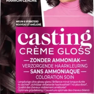 L’Oréal Paris Casting Crème Gloss Parelmoer Kastanjebruin 4102 - Verpakking beschadigd