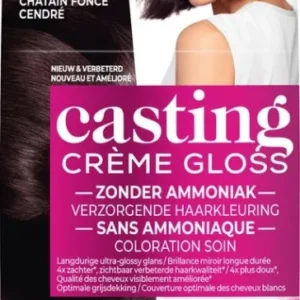 L'Oréal Paris Casting Crème Gloss Donker Parelmoer Asbruin 3102 - Haarverf - Verpakking beschadigd