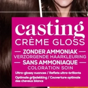 L'Oréal Paris Casting Crème Gloss Middenbruin 400 - Semi-permanente Haarkleuring - Verpakking beschadigd