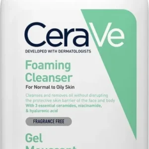 CeraVe Schuimende Reinigingsgel - voor normale tot vette huid - 1000ml beschadigde verpakking / pompje kapot