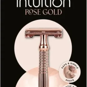Wilkinson Sword Intuition Rose Gold - Scheermes - Safety Razor - met 10 Navulmesjes - beschadigde verpakking