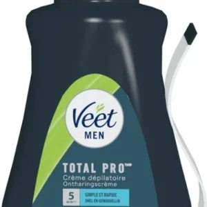 Veet - Ontharingscreme - Man - Gevoelige Huid - In Shower - 150 ml - Beschadigde Verpakking/ krabber mist