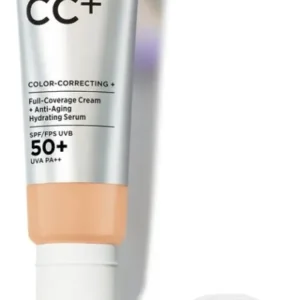 IT Cosmetics Your Skin But Better CC+ Cream SPF50 Foundation - Anti-Aging & Hydraterend - Natuurlijke finish - Medium - 32ml