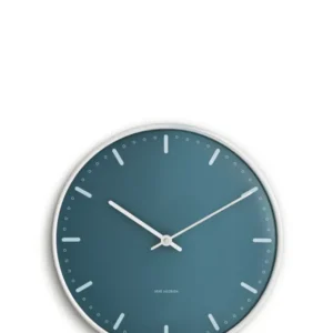 City Hall Wanduhr, Blau von Arne Jacobsen (Ø: 29)