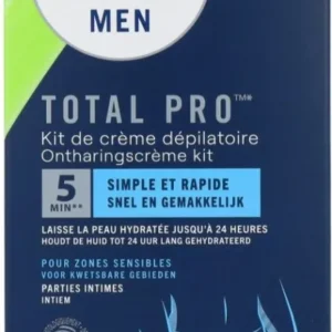 Veet - Men - Ontharingskit voor Intieme Delen - Ontharingscrème en Aftercare - 100 ml + 50 ml - Verpakking beschadigd