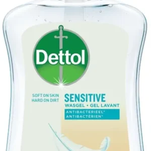 Dettol Handzeep Gevoelige Huid 250 ML - Beschadigde verpakking / zonder etiket voorkant