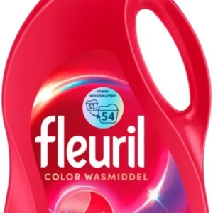 Fleuril Renew Color - Vloeibaar Wasmiddel - Voordeelverpakking- 54 wasbeurten